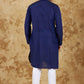 Bluesaanchi Men's Mirror Magic Blue Kurta Set | Swadesiicart