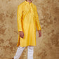 Bluesaanchi Men's Mango Banarasi Silk Kurta Set | Swadesiicart
