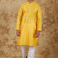 Bluesaanchi Men's Mango Banarasi Silk Kurta Set | Swadesiicart