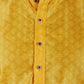 Bluesaanchi Men's Mango Banarasi Silk Kurta Set | Swadesiicart