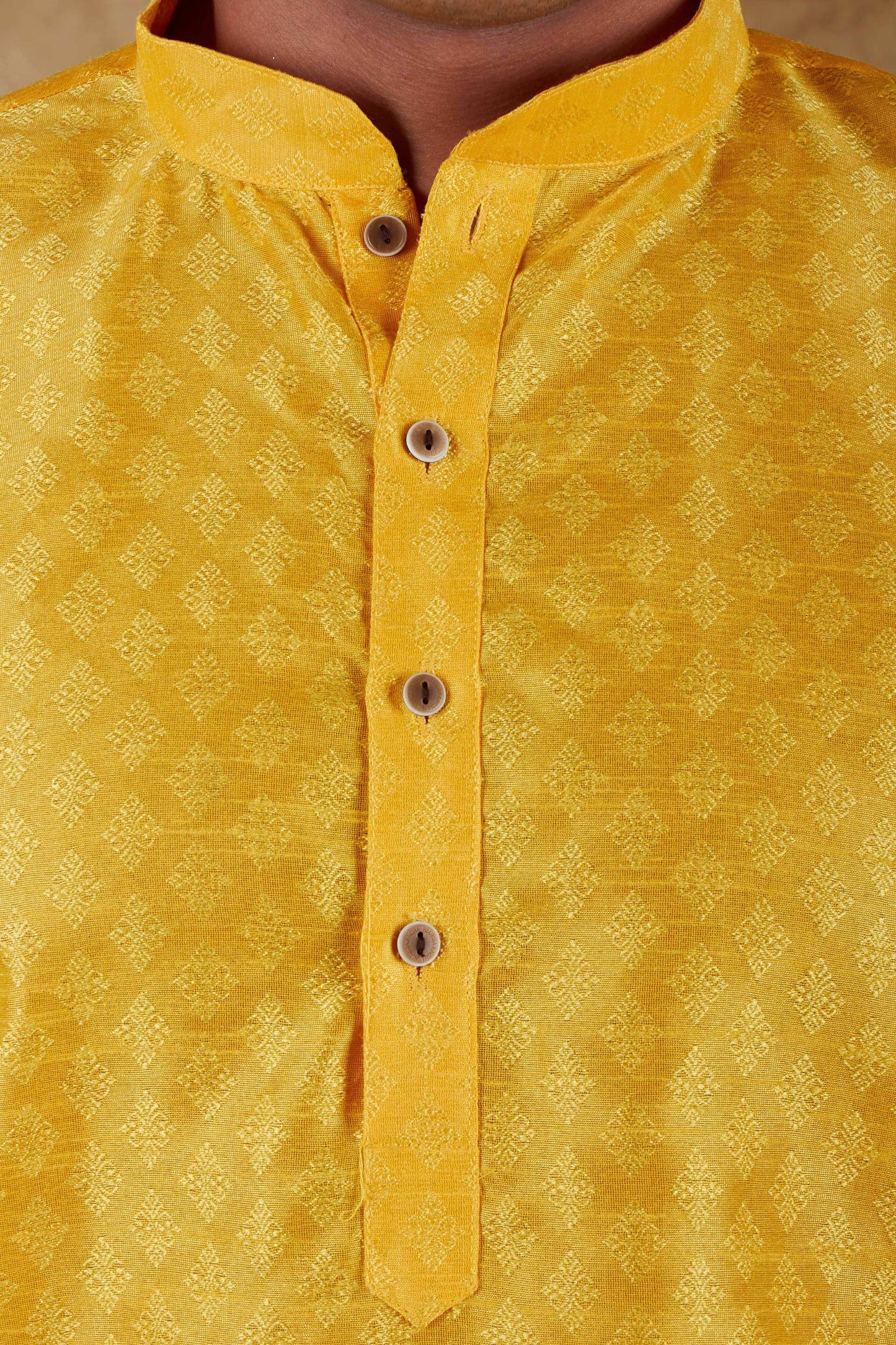 Bluesaanchi Men's Mango Banarasi Silk Kurta Set | Swadesiicart
