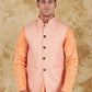Bluesaanchi Men's Atomic Tangerine Waistcoat | Swadesiicart