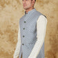 Bluesaanchi Men's Cream Waistcoat | Swadesiicart