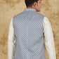 Bluesaanchi Men's Cream Waistcoat | Swadesiicart