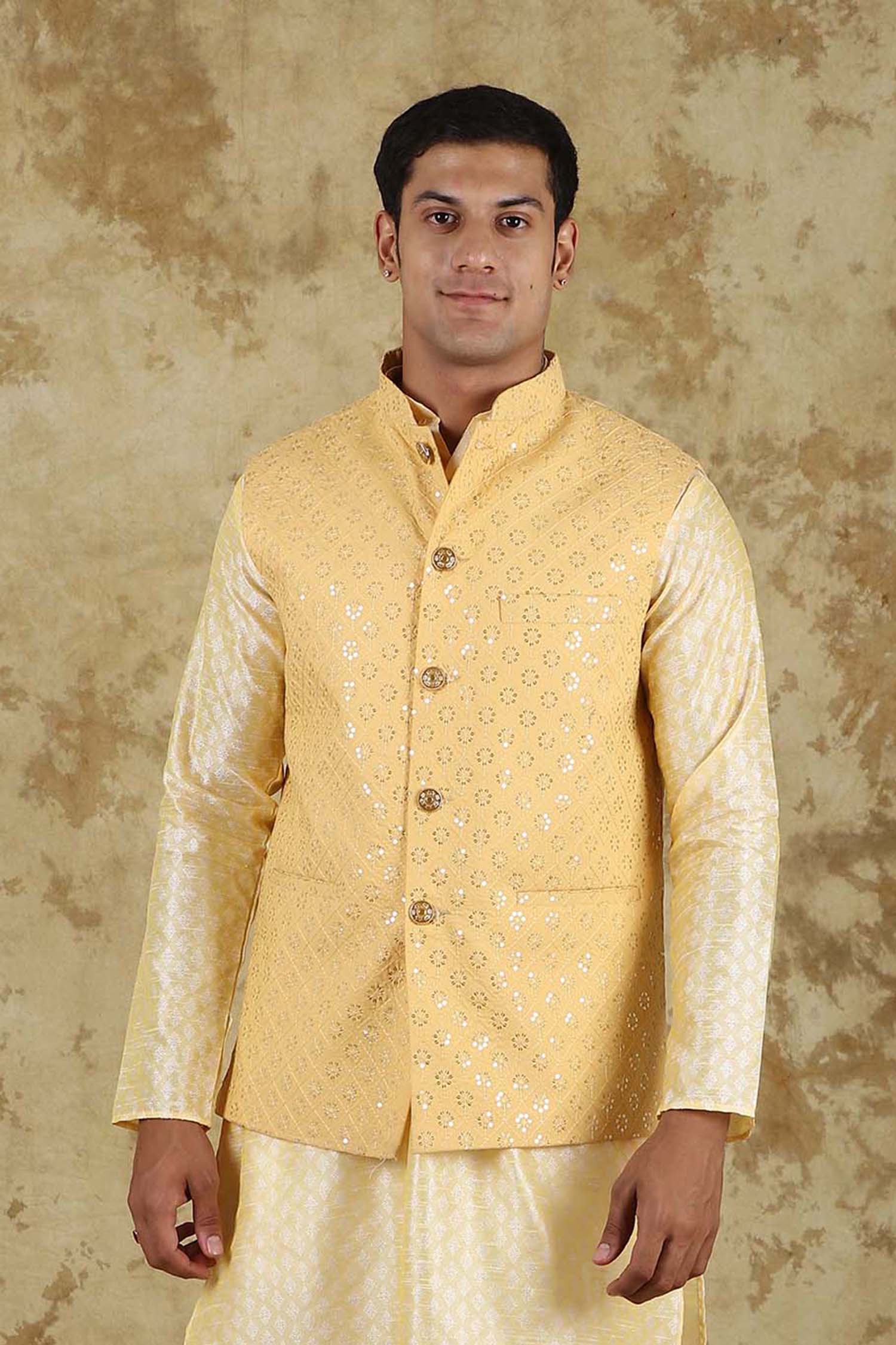 Bluesaanchi Men's Mango Waistcoat | Swadesiicart