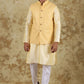 Bluesaanchi Men's Mango Waistcoat Kurta Pajama Set | Swadesiicart