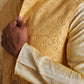 Bluesaanchi Men's Mango Waistcoat Kurta Pajama Set | Swadesiicart