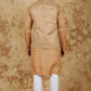 Bluesaanchi Men's Khaki Waistcoat Kurta Pajama Set | Swadesiicart