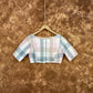 Neck Check Multi Color Coloured Cotton Ready to Wear Blouse - kapda Tailor | Swadesiicart