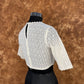 Radiant Glow Cream Coloured Cotton Less Ready to Wear Blouse - kapda Tailor | Swadesiicart