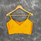 Majestic Yellow Yellow Coloured Silk Ready to Wear Blouse - kapda Tailor | Swadesiicart