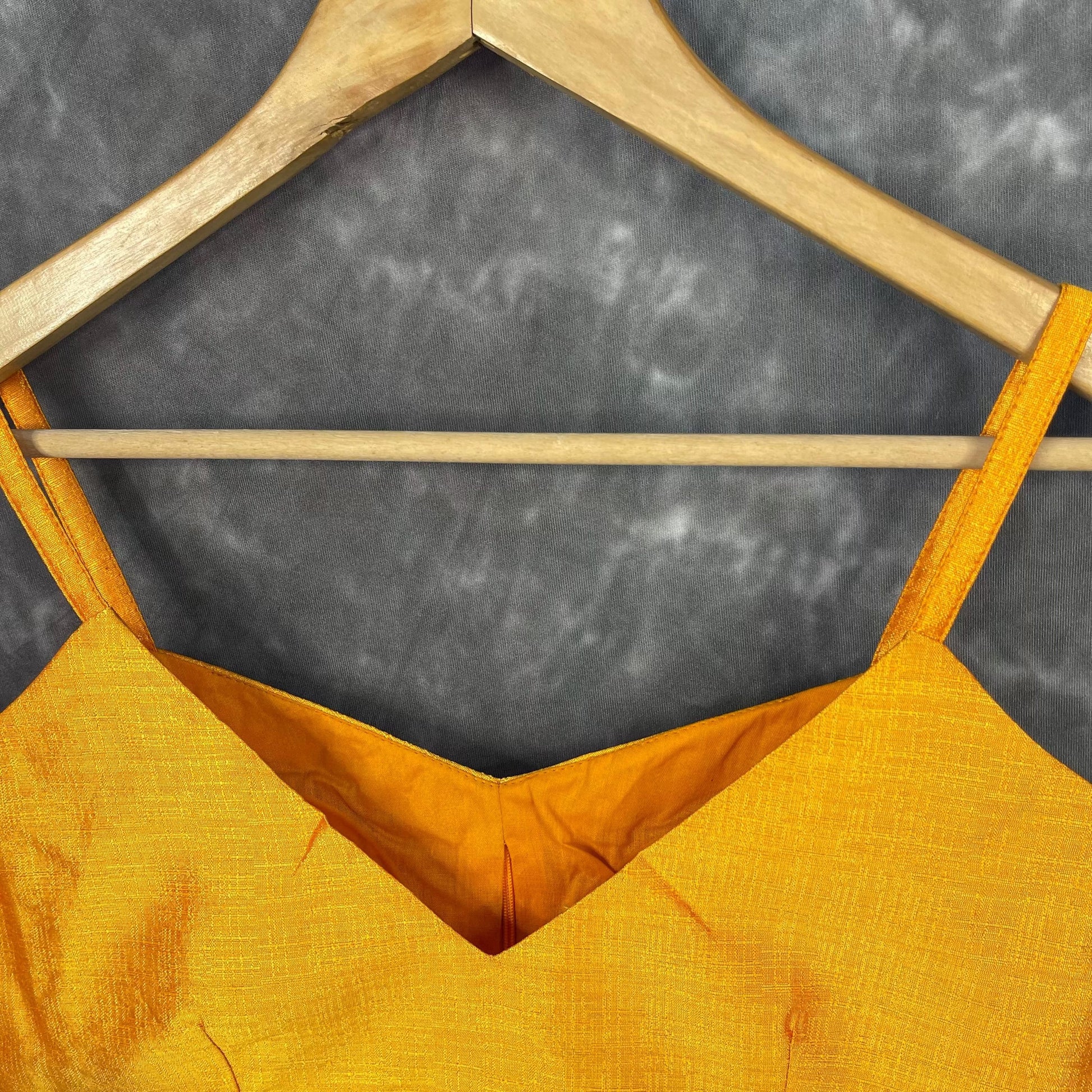 Majestic Yellow Yellow Coloured Silk Ready to Wear Blouse - kapda Tailor | Swadesiicart