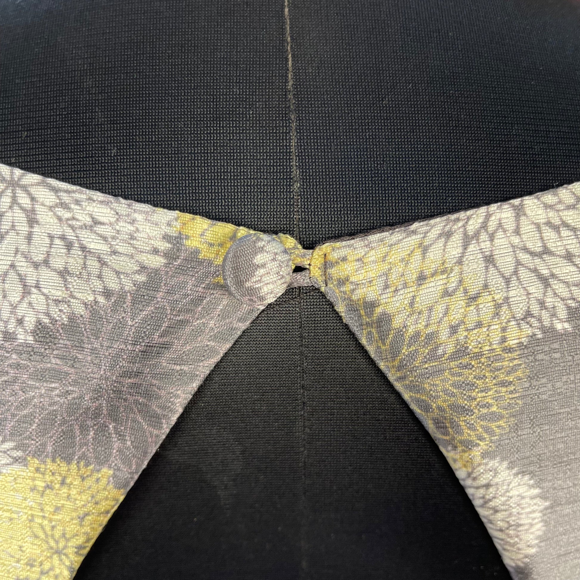Multi Print Facade Ash Grey Coloured Silk Ready to Wear Blouse - kapda Tailor | Swadesiicart