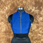 Cut Piece Fashion Royal Blue Coloured Silk Ready to Wear Blouse - kapda Tailor | Swadesiicart