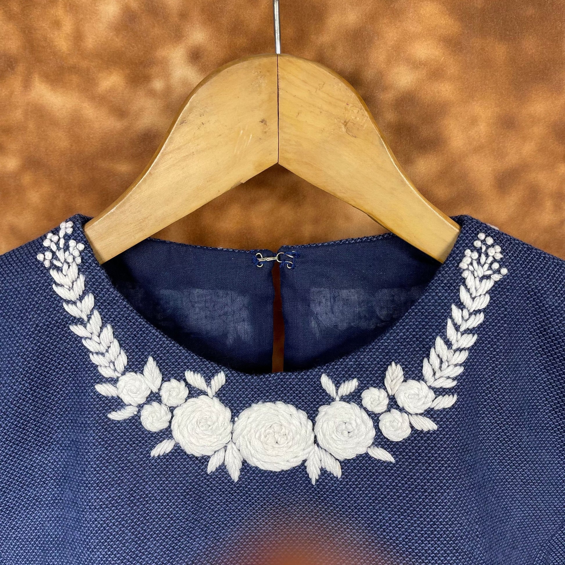 Jardosi Justajoo Blue Coloured Cotton Ready to Wear Blouse - kapda Tailor | Swadesiicart