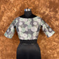 Festive Rush Grey Coloured Silk Ready to Wear Blouse - kapda Tailor | Swadesiicart
