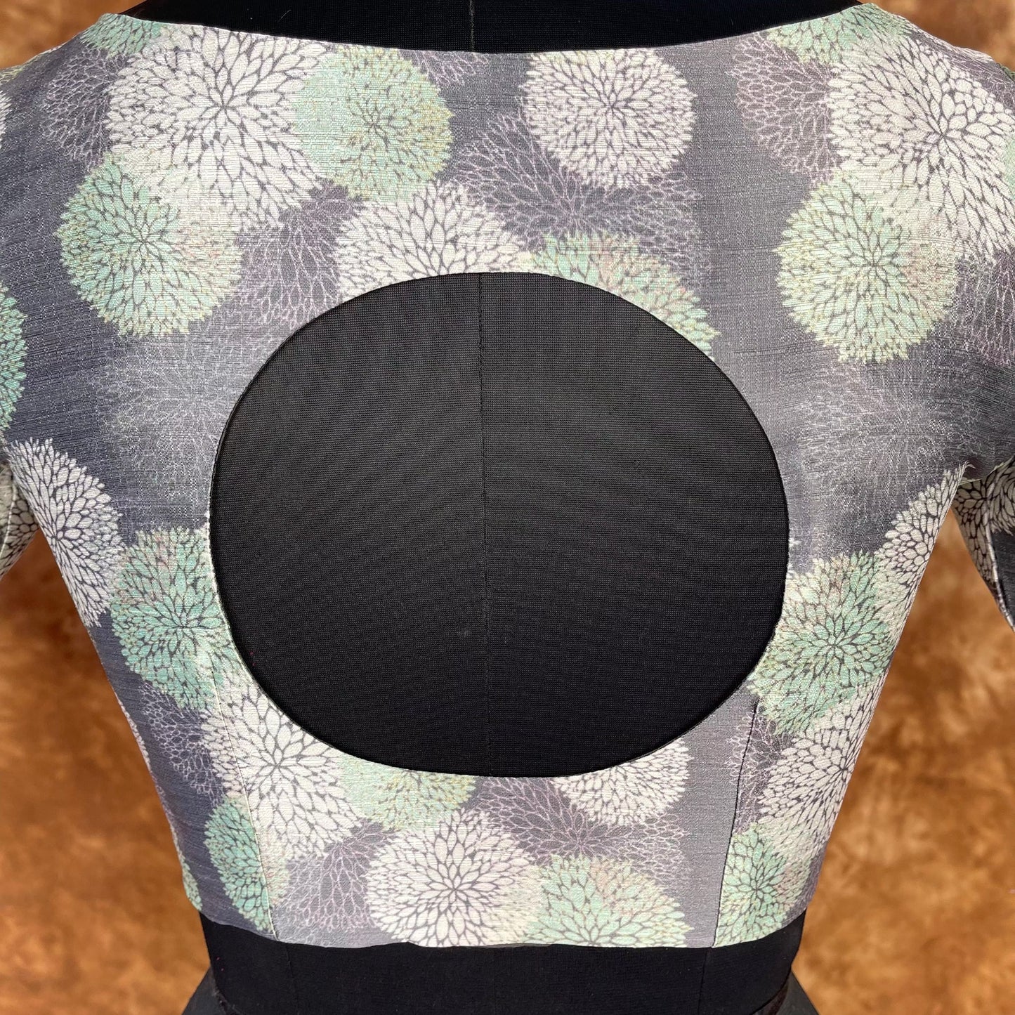 Festive Rush Grey Coloured Silk Ready to Wear Blouse - kapda Tailor | Swadesiicart