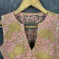 Parchment Pink Pink Coloured Net With Embroidrey Ready to Wear Blouse - kapda Tailor | Swadesiicart