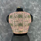 Parchment Pink Pink Coloured Net With Embroidrey Ready to Wear Blouse - kapda Tailor | Swadesiicart