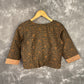 Wood Wish Brown Coloured Cotton Silk Ready to Wear Blouse - kapda Tailor | Swadesiicart