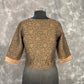 Wood Wish Brown Coloured Cotton Silk Ready to Wear Blouse - kapda Tailor | Swadesiicart