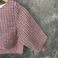 Asymmetric Symmetry Multi Color Coloured Cotton Ready to Wear Blouse - kapda Tailor | Swadesiicart