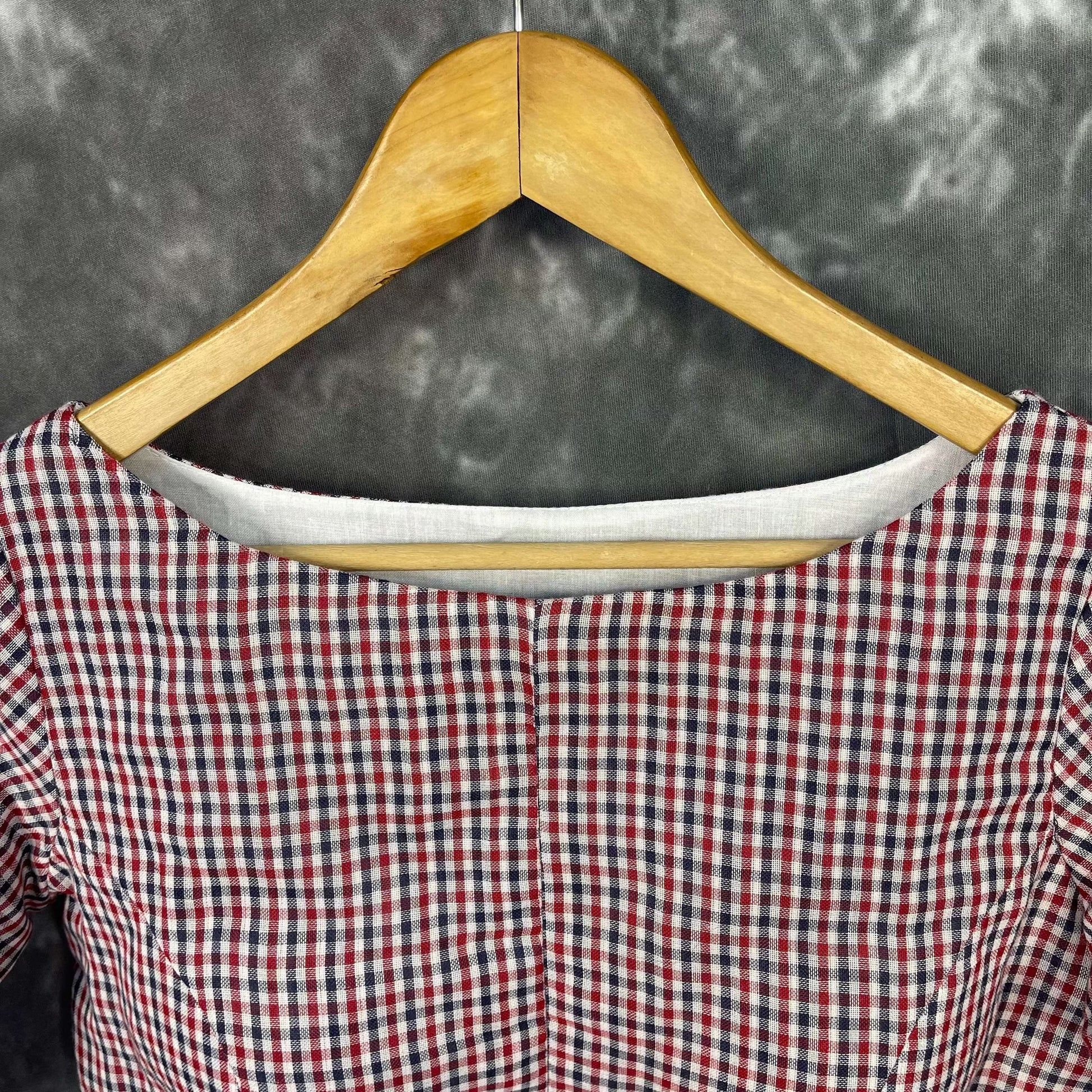Asymmetric Symmetry Multi Color Coloured Cotton Ready to Wear Blouse - kapda Tailor | Swadesiicart