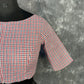 Asymmetric Symmetry Multi Color Coloured Cotton Ready to Wear Blouse - kapda Tailor | Swadesiicart