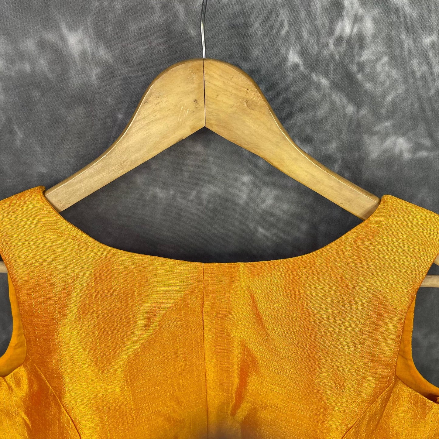 Mangalore Madness Orange Coloured Mangalore Isik/Khan Border Ready to Wear Blouse - kapda Tailor | Swadesiicart