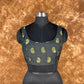 Raven Black Forest Coloured Broket Cotton Ready to Wear Blouse - kapda Tailor | Swadesiicart