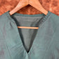 Greesy Fashion Sage Green Coloured Silk Cotton Ready to Wear Blouse - kapda Tailor | Swadesiicart