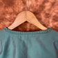 Greesy Fashion Sage Green Coloured Silk Cotton Ready to Wear Blouse - kapda Tailor | Swadesiicart
