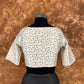 Scenic Holocaust Off White Coloured Chanderi Cotton Printed Ready to Wear Blouse - kapda Tailor | Swadesiicart