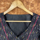 Ikat Riwayaat Black Coloured Ikat Cotton Ready to Wear Blouse - kapda Tailor | Swadesiicart