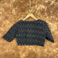 Ikat Riwayaat Black Coloured Ikat Cotton Ready to Wear Blouse - kapda Tailor | Swadesiicart