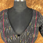 Ikat Riwayaat Black Coloured Ikat Cotton Ready to Wear Blouse - kapda Tailor | Swadesiicart