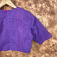 Nebula Fade Purple Coloured Handloom Cotton Ready to Wear Blouse - kapda Tailor | Swadesiicart