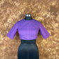 Nebula Fade Purple Coloured Handloom Cotton Ready to Wear Blouse - kapda Tailor | Swadesiicart