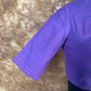 Nebula Fade Purple Coloured Handloom Cotton Ready to Wear Blouse - kapda Tailor | Swadesiicart