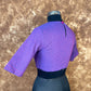 Nebula Fade Purple Coloured Handloom Cotton Ready to Wear Blouse - kapda Tailor | Swadesiicart