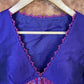 Khwaabon Ka Jharokha Blue Coloured Cotton Silk /Silk Ready to Wear Blouse - kapda Tailor | Swadesiicart