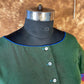 Hari Bhari Zindagi Green Coloured Chanderi Ready to Wear Blouse - kapda Tailor | Swadesiicart