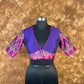 Khwaabon Ka Jharokha Blue Coloured Cotton Silk /Silk Ready to Wear Blouse - kapda Tailor | Swadesiicart