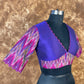 Khwaabon Ka Jharokha Blue Coloured Cotton Silk /Silk Ready to Wear Blouse - kapda Tailor | Swadesiicart