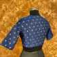 Coral Jari Buta Blue Coloured Silk With Zari Buta Ready to Wear Blouse - kapda Tailor | Swadesiicart