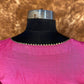 Punchy Pink Pink Coloured Chanderi Silk Ready to Wear Blouse - kapda Tailor | Swadesiicart