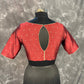 Matargashti Maroon Coloured Silk Ready to Wear Blouse - kapda Tailor | Swadesiicart