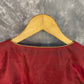 Ehsaas Maroon Coloured Silk Ready to Wear Blouse - kapda Tailor | Swadesiicart