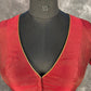 Ehsaas Maroon Coloured Silk Ready to Wear Blouse - kapda Tailor | Swadesiicart