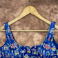 Ishiqiya Blue Blue Coloured Art Row Silk Ready to Wear Blouse - kapda Tailor | Swadesiicart